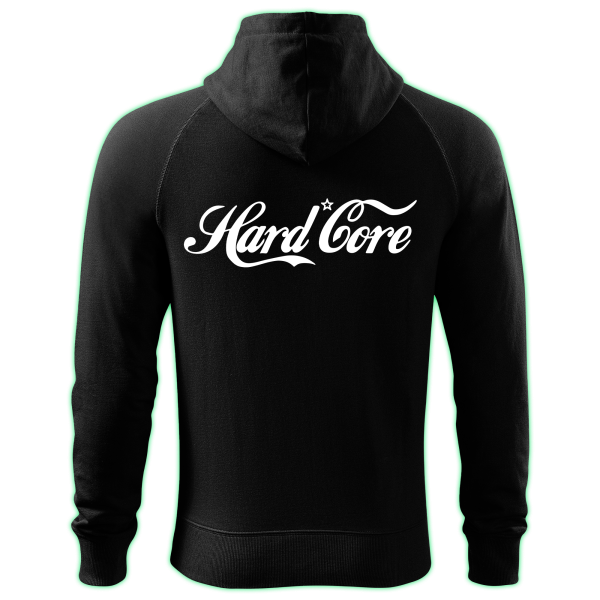 HARD CORE zipped hoodie