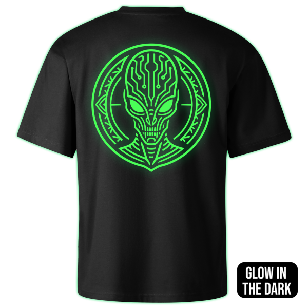 AI AGENT oversized t-shirt backprint - Image 2