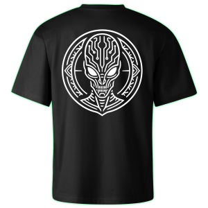 AI AGENT oversized t-shirt backprint