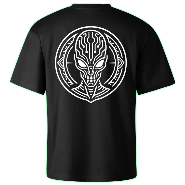 AI AGENT oversized t-shirt backprint