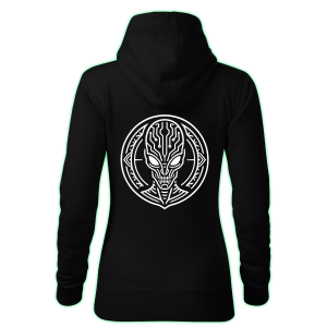 AI AGENT women's hoodie back print