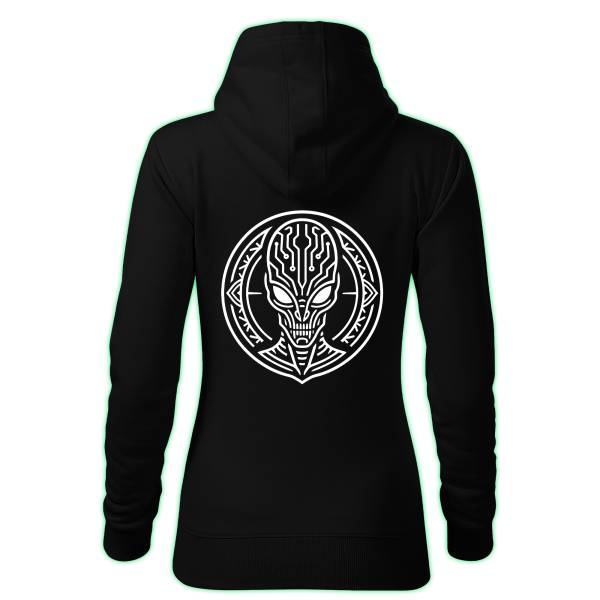 AI AGENT women's hoodie back print