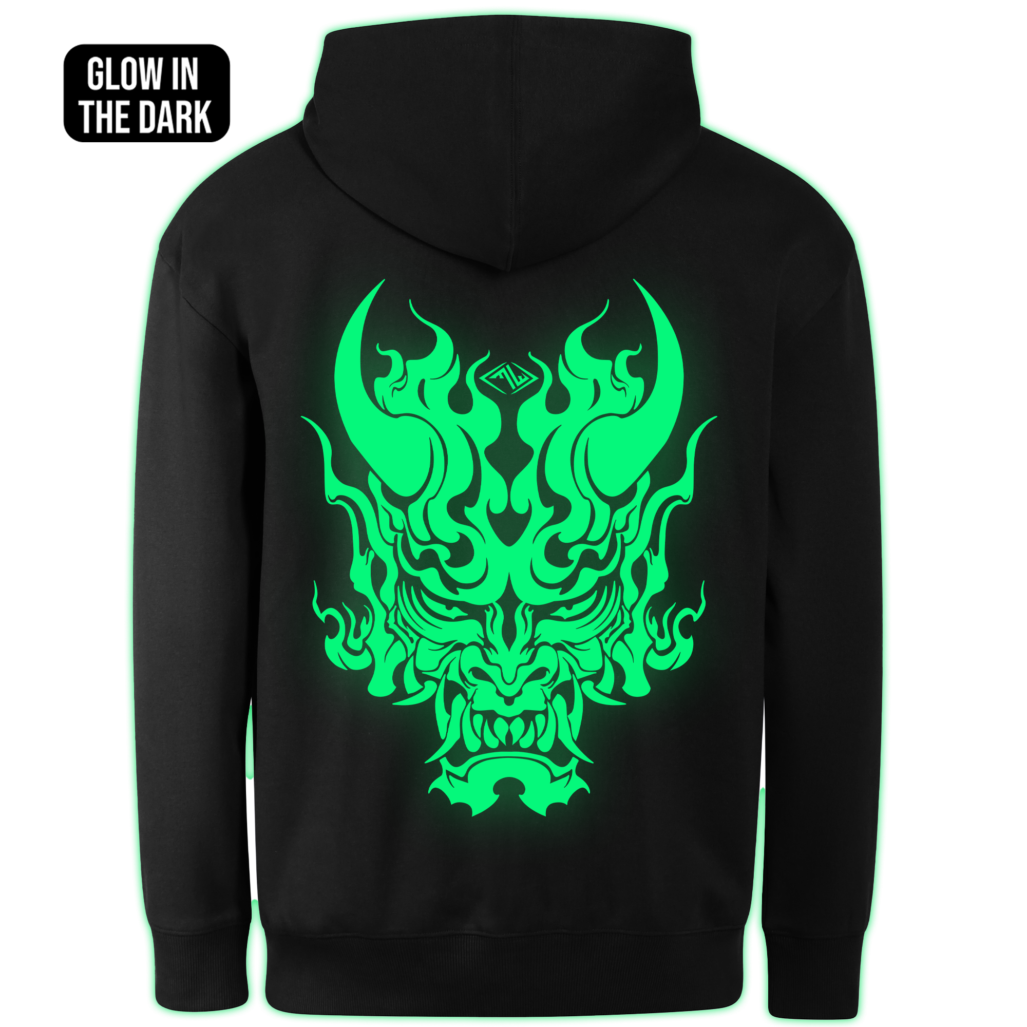 DEMON hoodie back print - Image 2