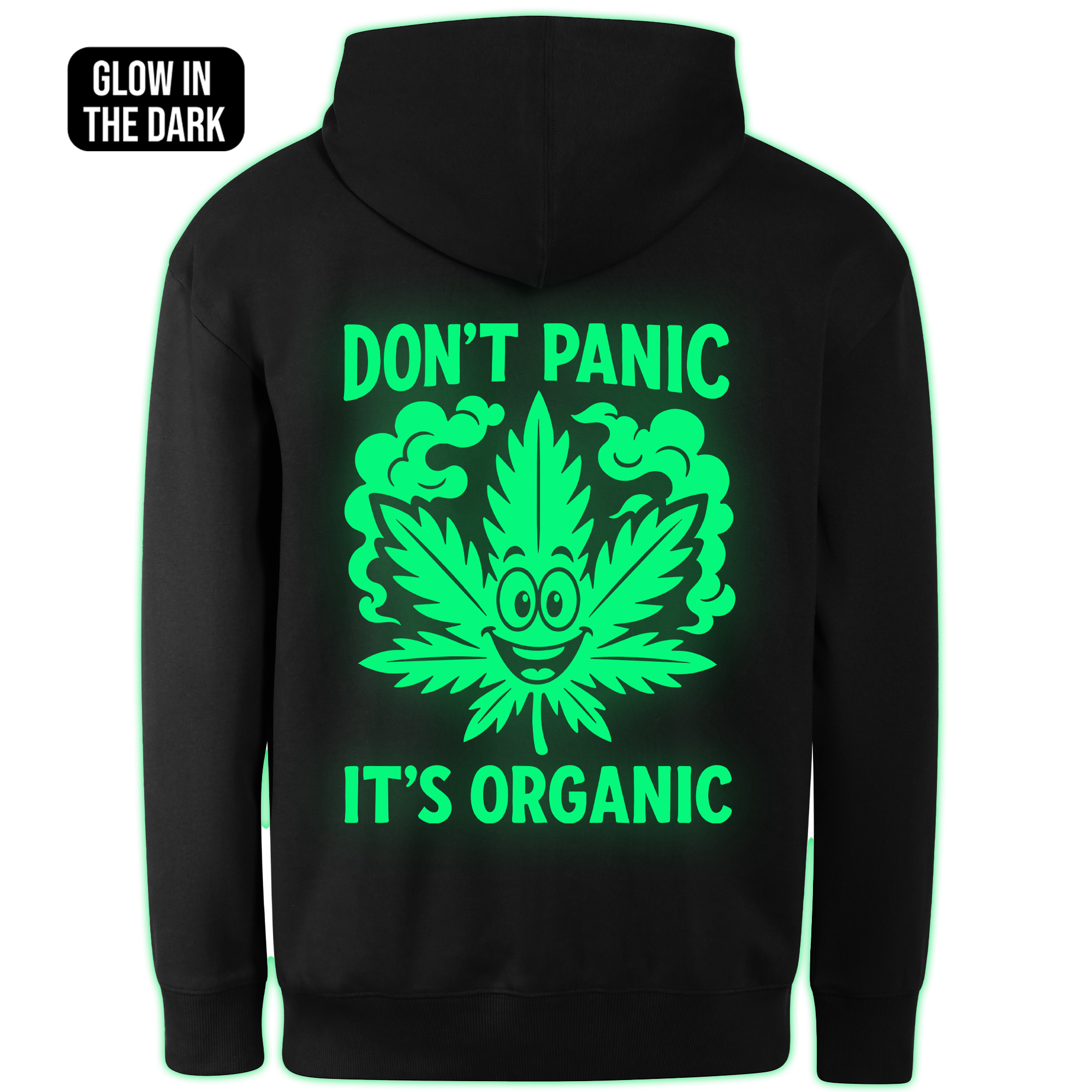 DONT PANIC hoodie back print - Image 2