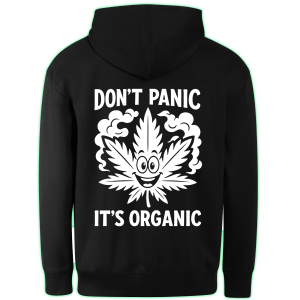 DONT PANIC hoodie back print