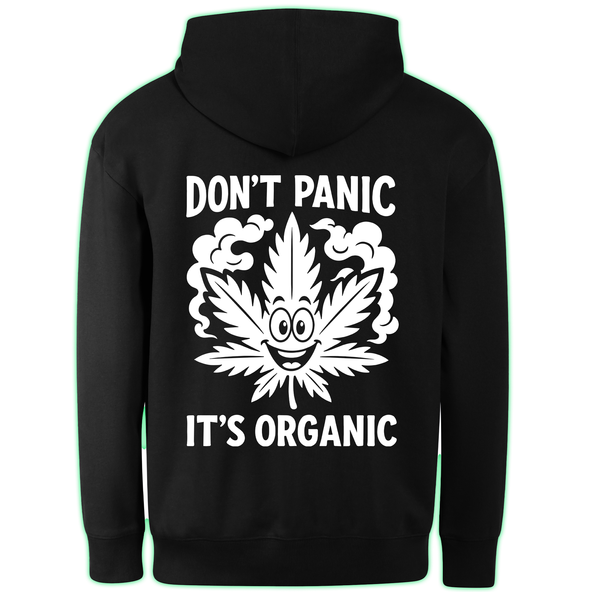 DONT PANIC hoodie back print