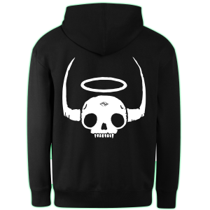 HOLY DEMON hoodie back print