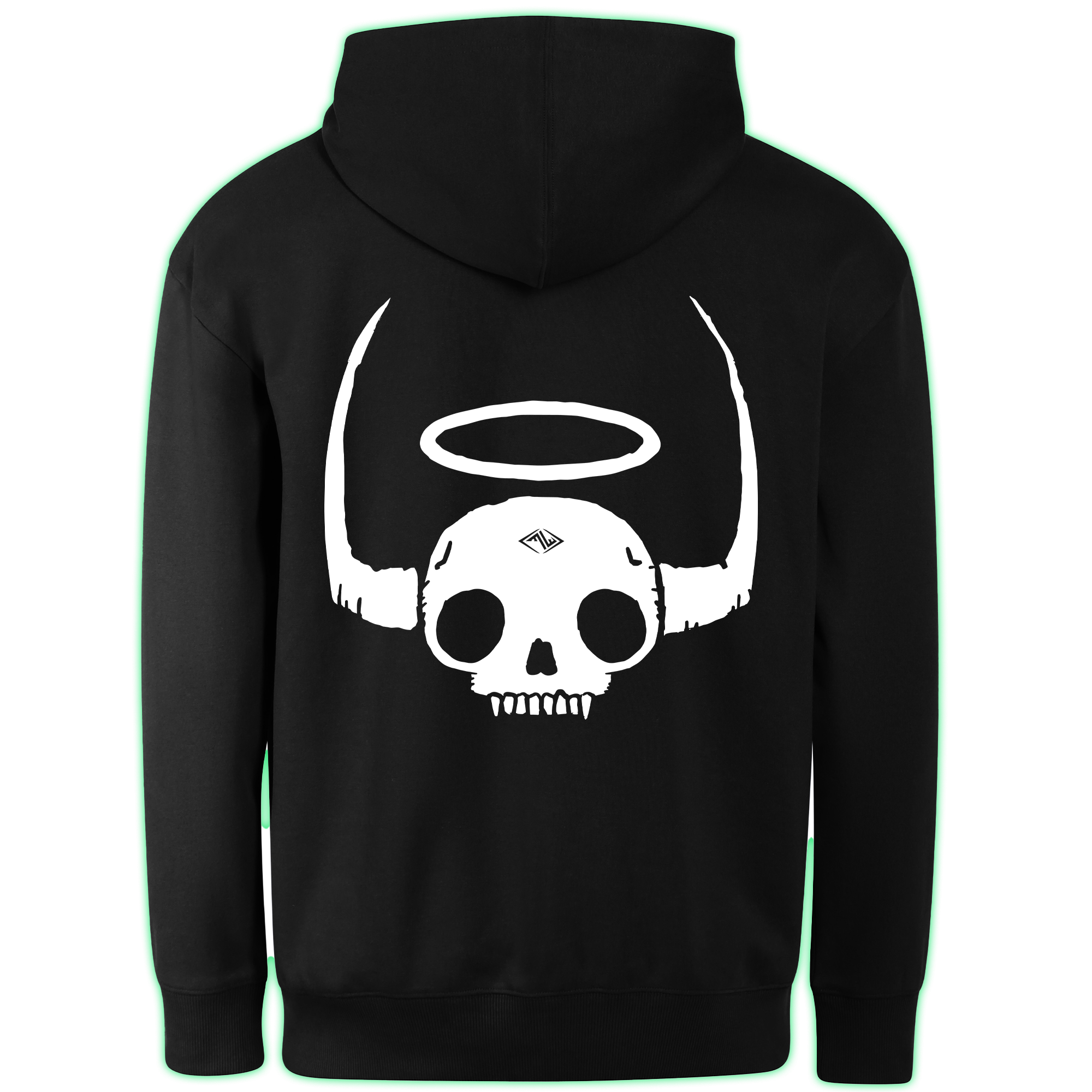 HOLY DEMON hoodie back print