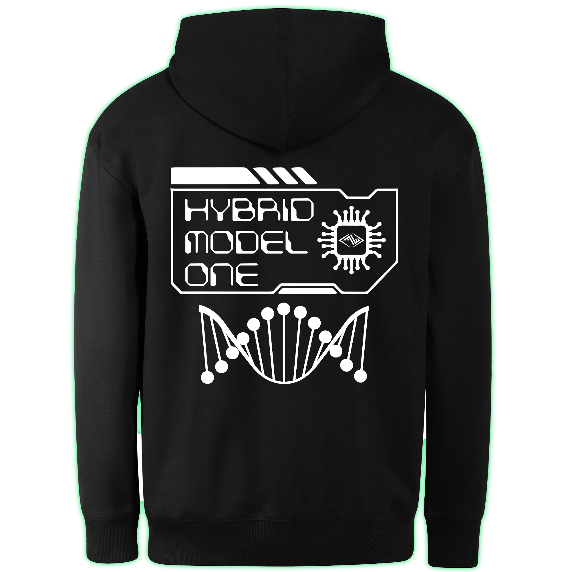HYBRID MODEL ONE hoodie back print