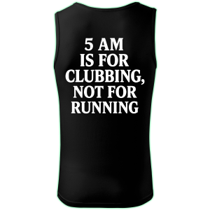 5 AM tank top men back print