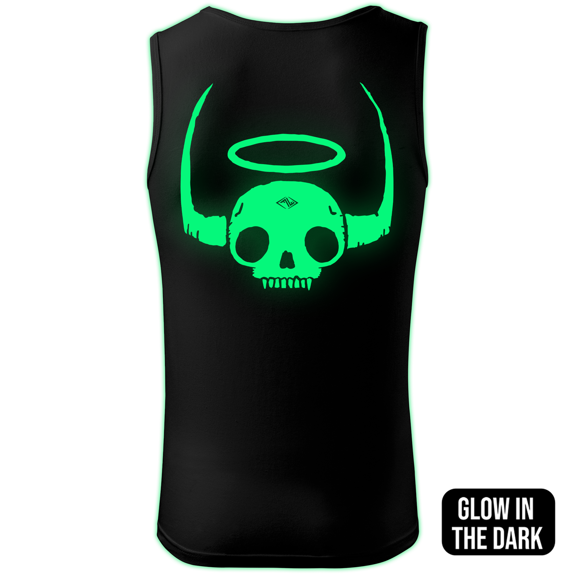 HOLY DEMON tank top men back print - Image 2
