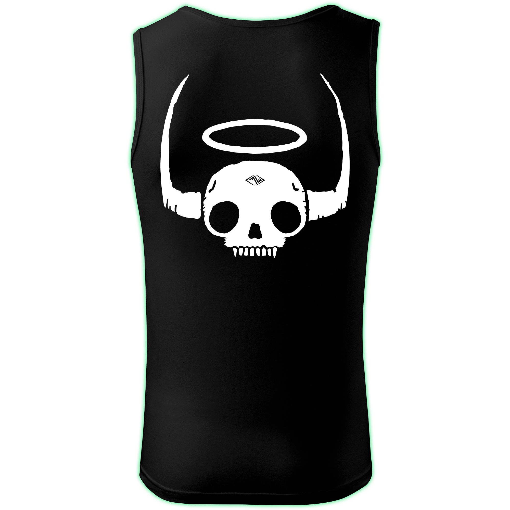 HOLY DEMON tank top men back print