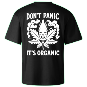 Dont Panic oversized t-shirt backprint