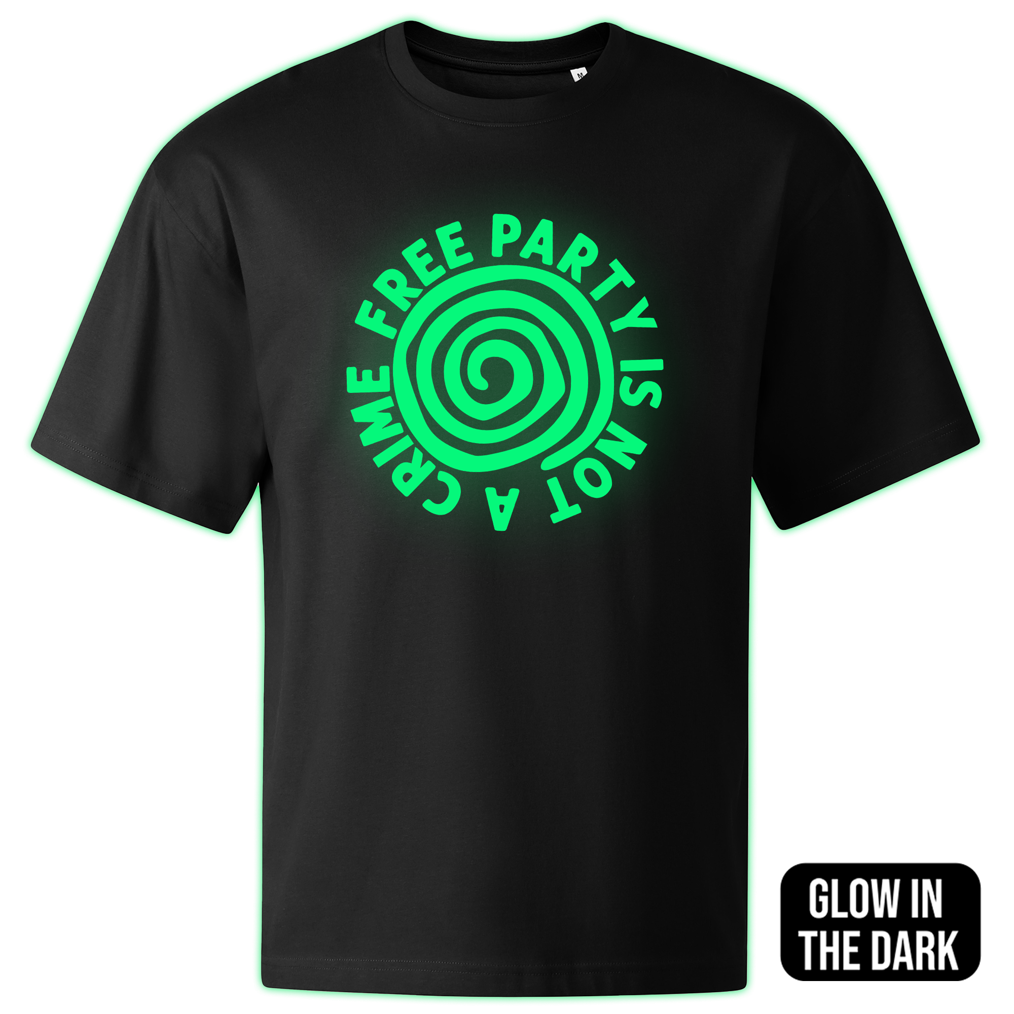 Free Party oversized t-shirt - Image 2