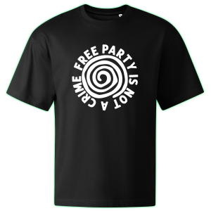Free Party oversized t-shirt