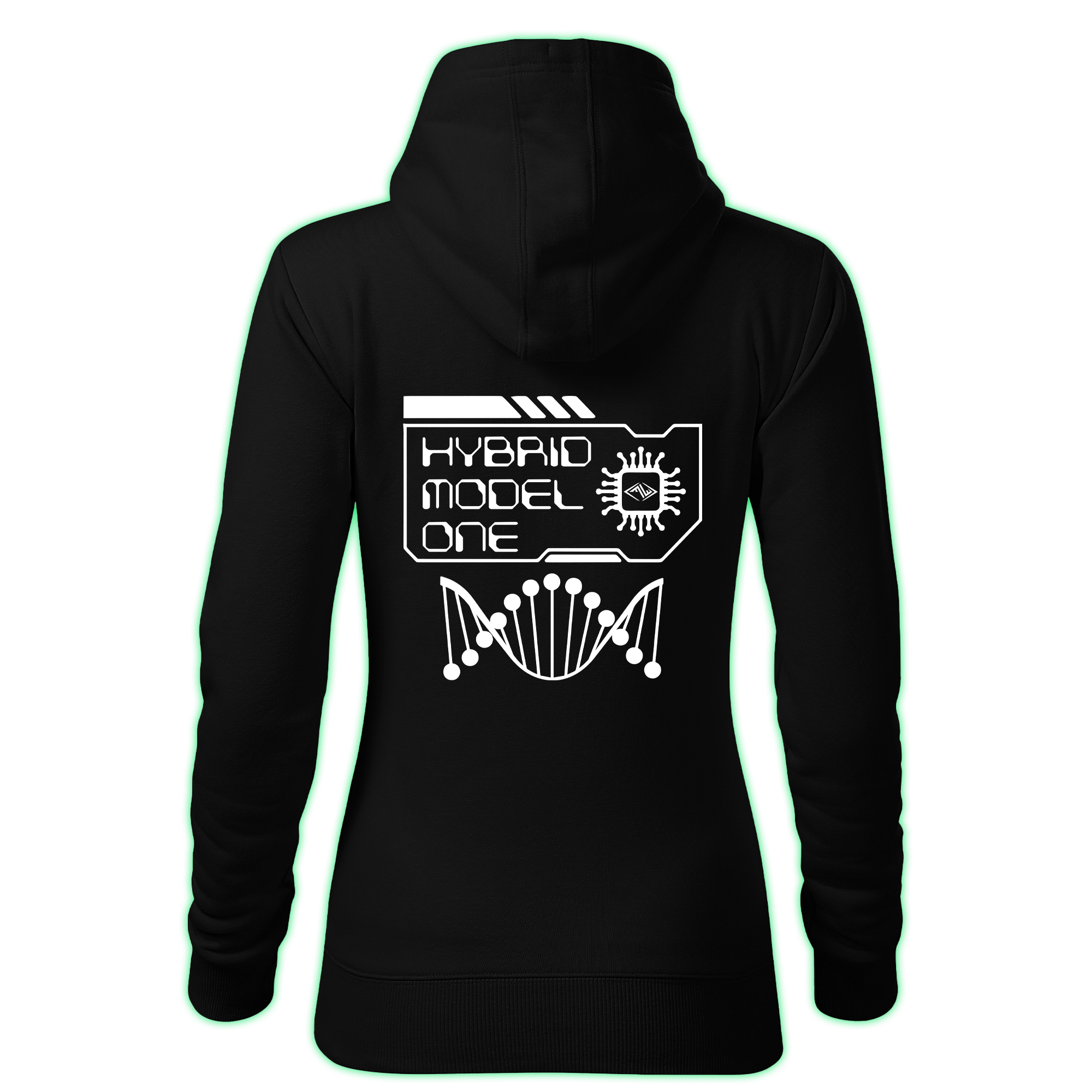 HYBRID MODEL ONE women's hoodie back print