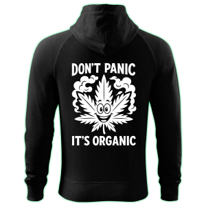 Dont Panic zipped hoodie
