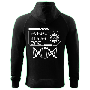 HYBRID MODEL ONE zipped hoodie