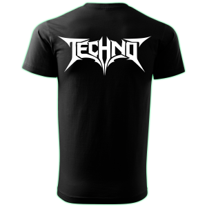 Techno back print
