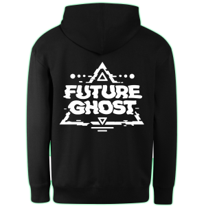 FUTURE GHOST hoodie back print