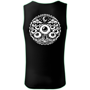 NIGHTWATCH tank top men back print