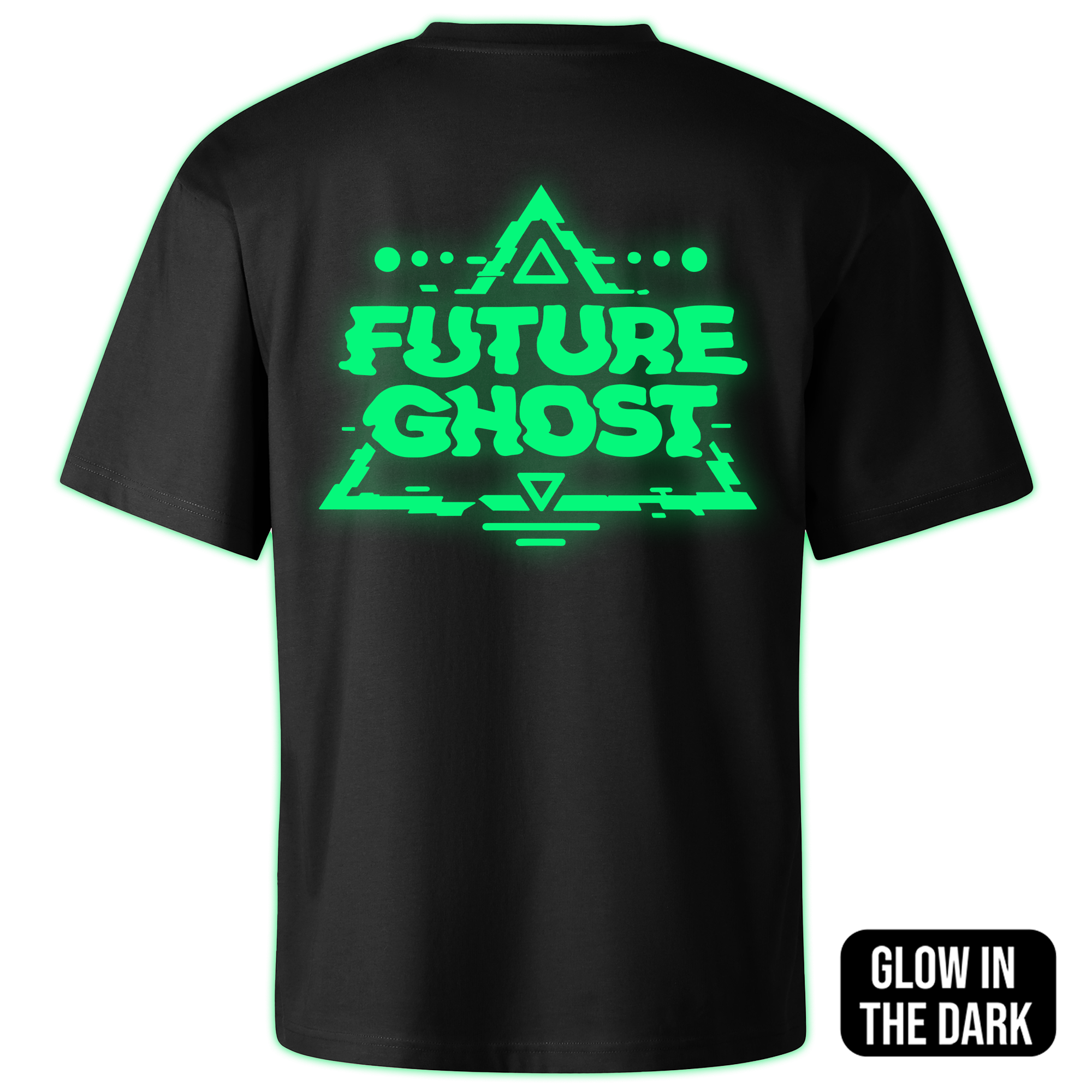 FUTURE GHOST oversized t-shirt backprint - Image 2