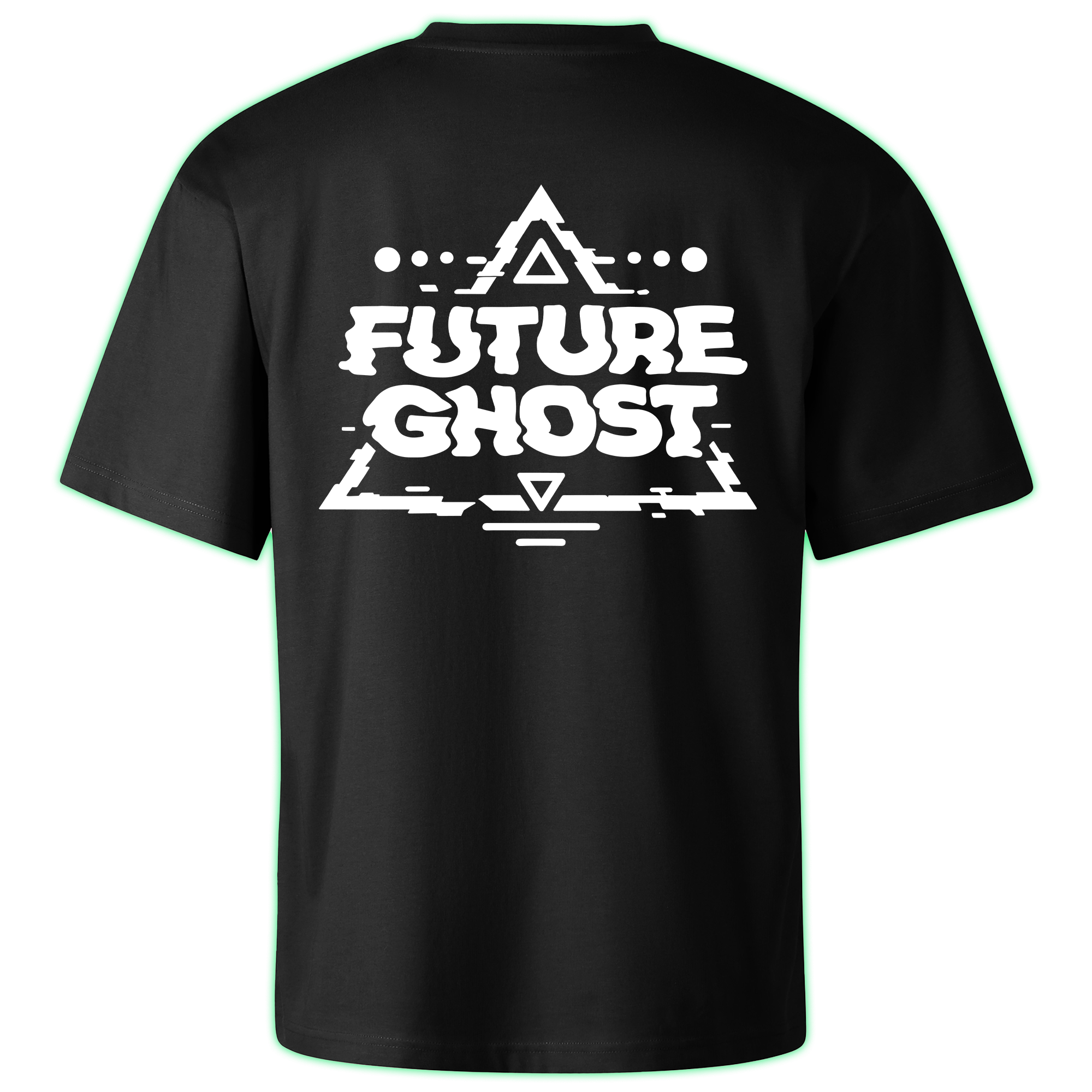 FUTURE GHOST oversized t-shirt backprint