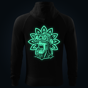 ACID VR zipped hoodie