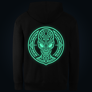 AI AGENT hoodie back print