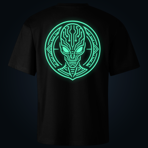 AI AGENT oversized t-shirt backprint