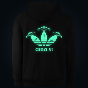 AREA 51 hoodie back print