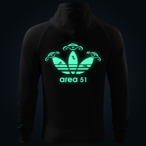 Area 51 zipped hoodie