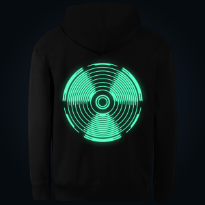ATOMIC CORE hoodie back print