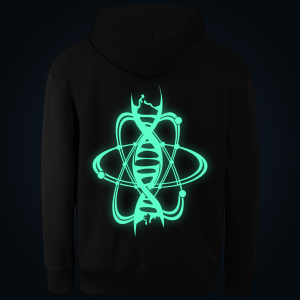 ATOMIC DNA hoodie back print