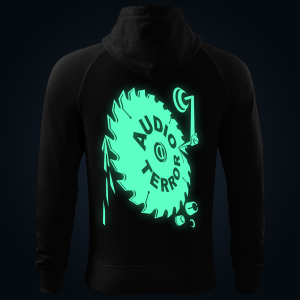 Audio Terror zipped hoodie