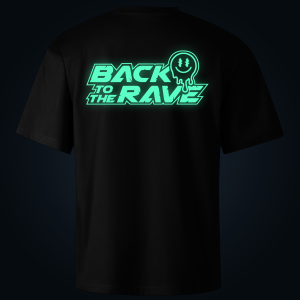 Back To The Rave oversized t-shirt backprint