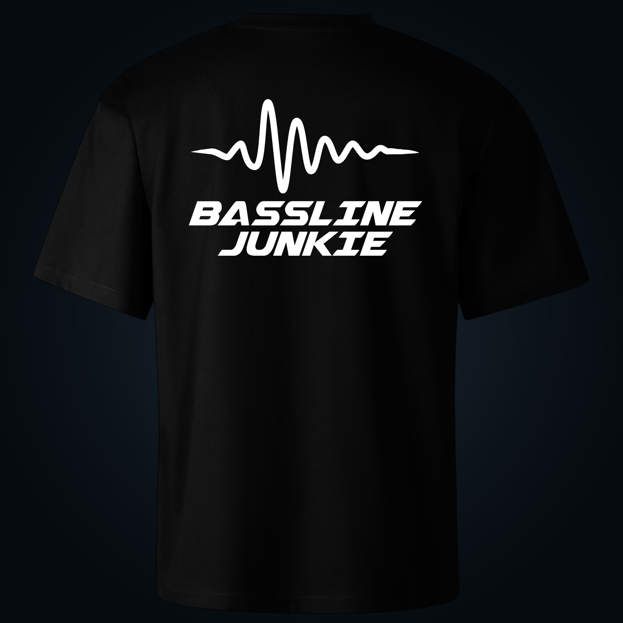 Bassline Junkie oversized t-shirt backprint - Image 2