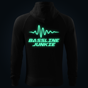 Bassline Junkie zipped hoodie