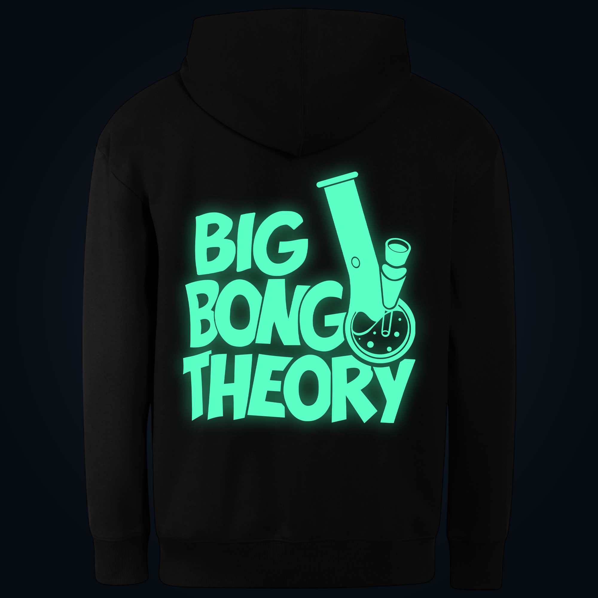 BIG BONG THEORY hoodie back print