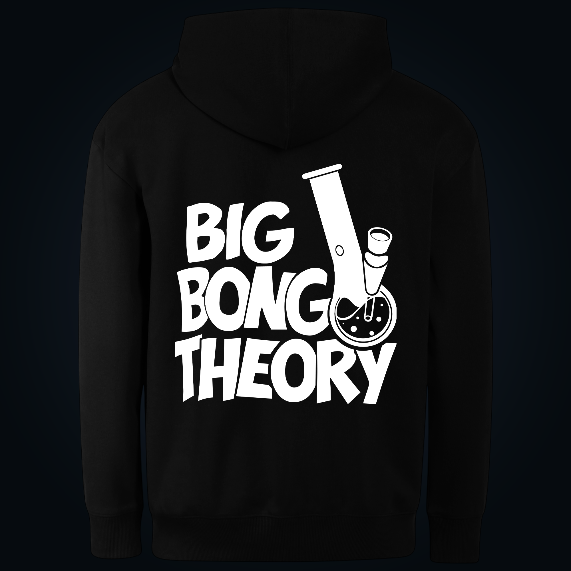 BIG BONG THEORY hoodie back print - Image 2
