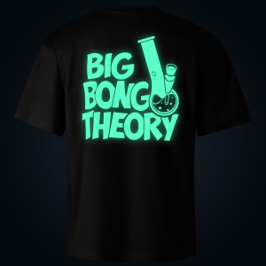 Big Bong Theory oversized t-shirt backprint