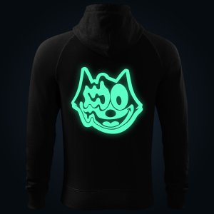 Cat zipped hoodie