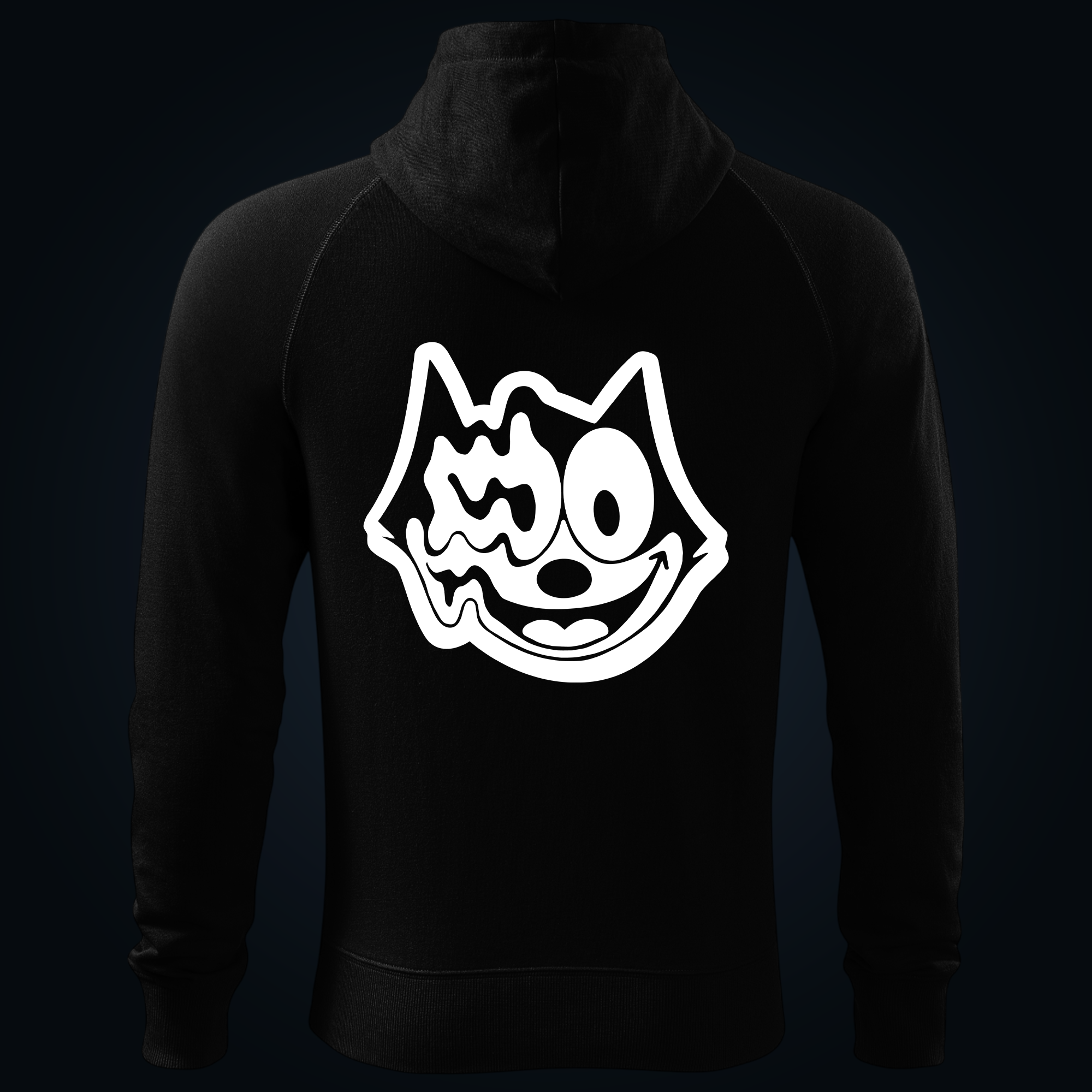 Cat zipped hoodie - Image 2