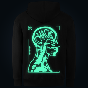 CHAOS hoodie back print