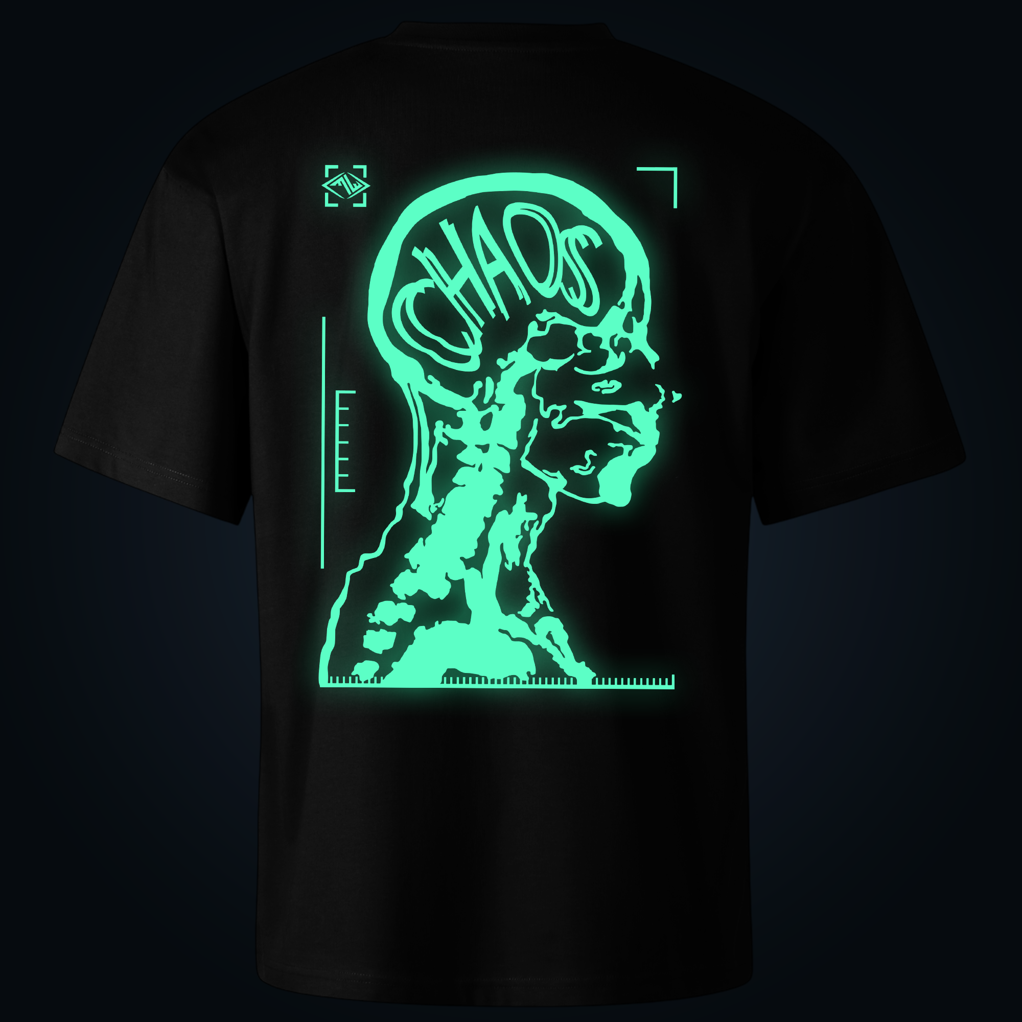 Chaos oversized t-shirt backprint