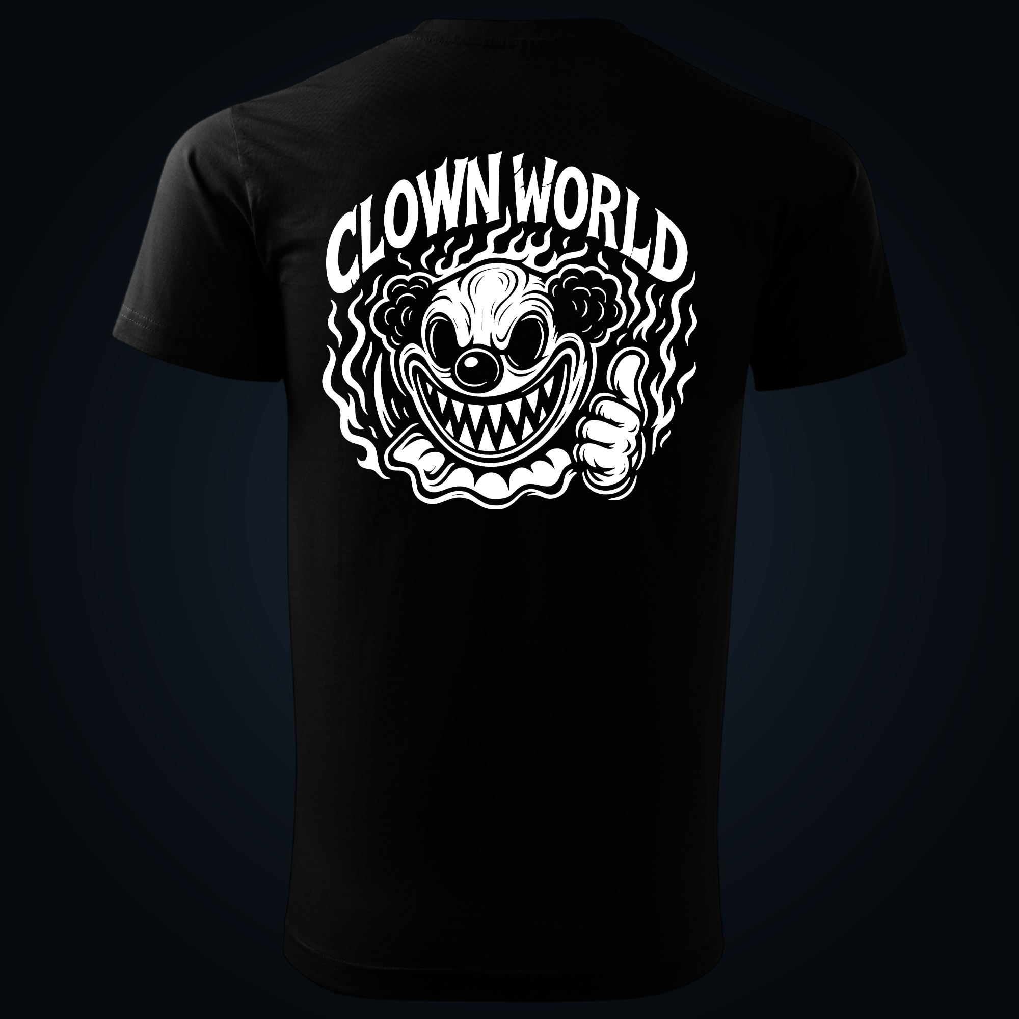 CLOWN WORLD back print - Image 2