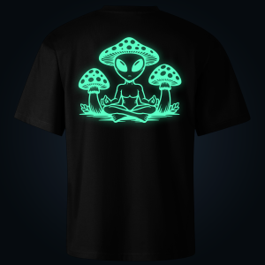 COSMIC SHAMAN oversized t-shirt backprint