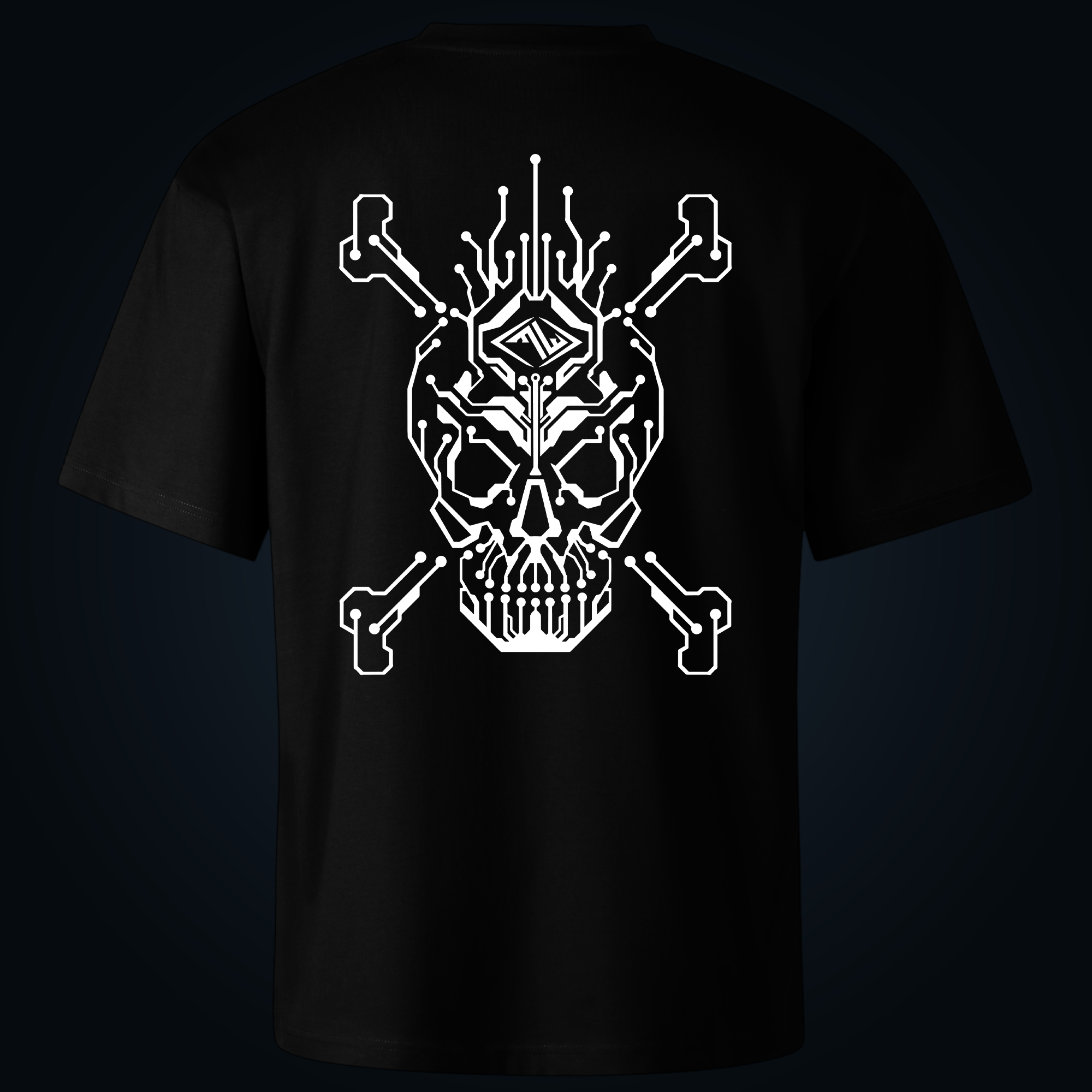 Cyber Pirate oversized t-shirt backprint - Image 2