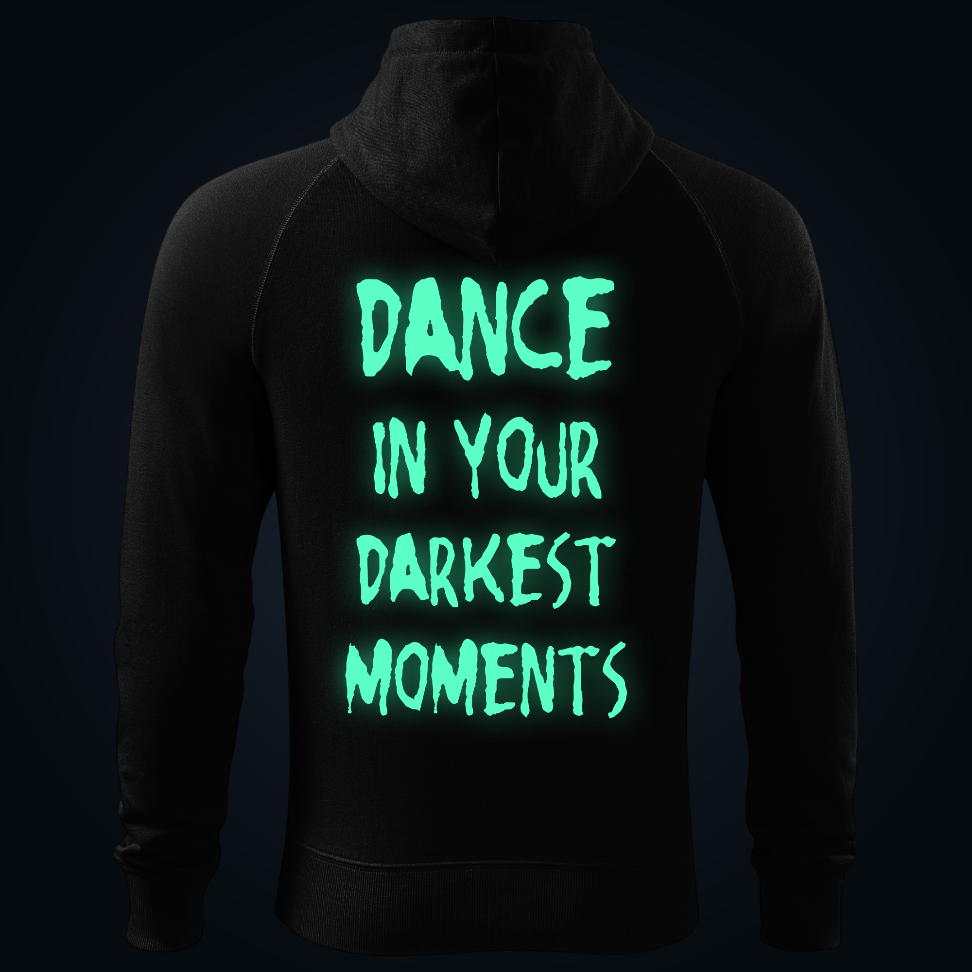 Dance In Your Darkest Moments zipped hoodie