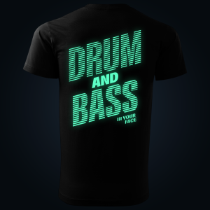 DRUM AND BASS back print
